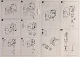 Grohe Tall Pneumatic Dual Flush Toilet Flush Valve ATS518
