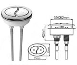 Bestter Fowler Toilet Dual Flush Push Button 39mm x 62mm