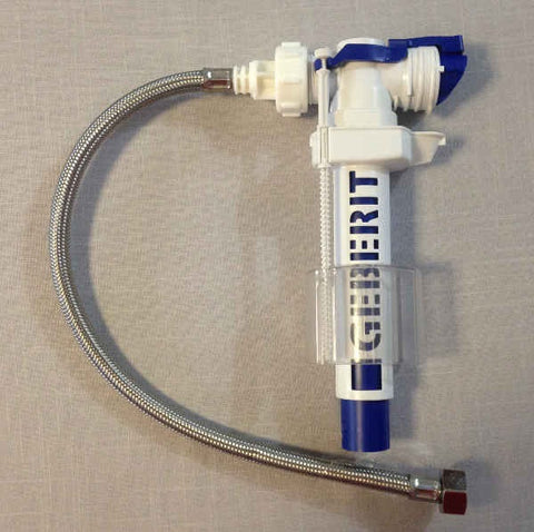 Geberit 380 Side Inlet Valve with 480mm long Flexihose ATS067-5