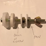 Pair of Cistern to Pan Bolts ATS098