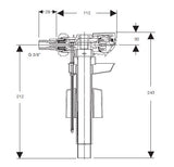 Villeroy and Boch Side Inlet Valve ATS067