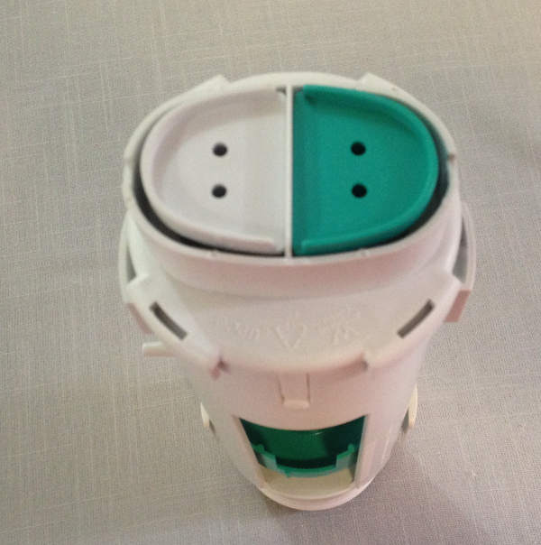 Fowler Twico 1 Dual Flush Valve Complete with Button Etc. Product Code ...